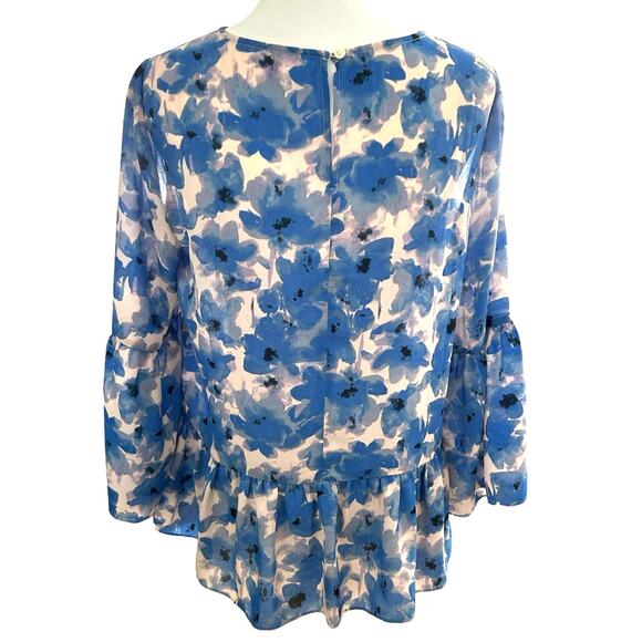 J. Crew Factory Long Sleeve Top Pink Blue Small - Picture 4 of 4